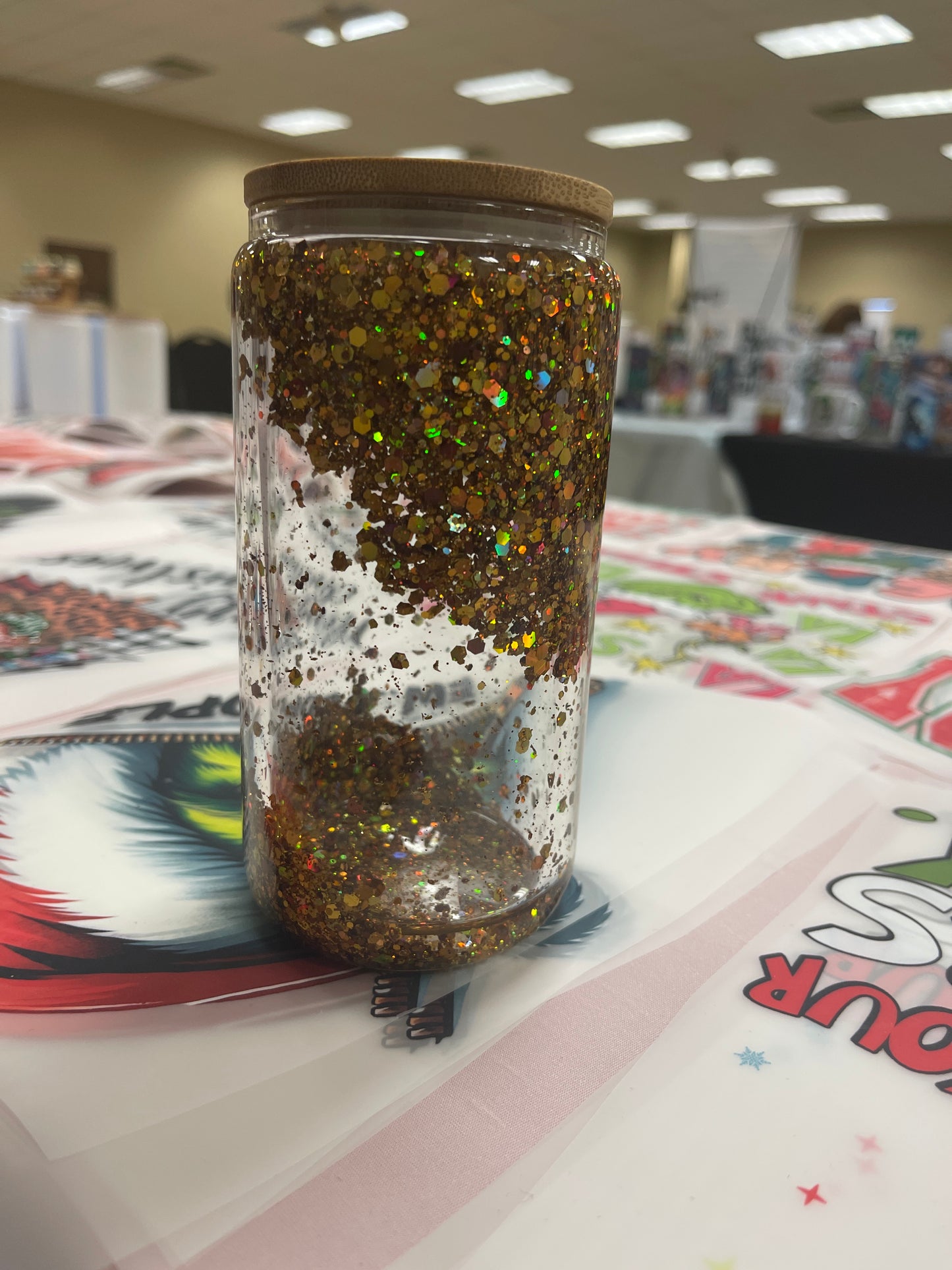 Glass Snow Globe Tumblers